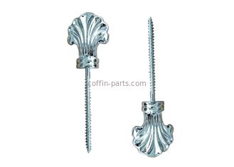 Funeral Coffin Hardware Lid Decoration , Parts Of A Coffin PP And Iron Material