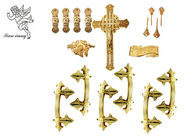 El ataúd fúnebre de la decoración maneja H9001, los ataúdes adultos y los accesorios de los ataúdes