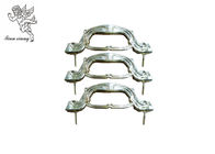 Manija del ataúd del metal de los accesorios del ataúd con la decoración de balanceo de la superficie del ataúd
