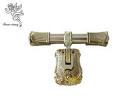 Estilo adulto H9023 de Europa del metal de la manija fúnebre de oro del ataúd modificado para requisitos particulares