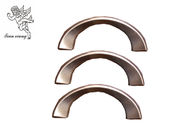 Colocaciones fúnebres H9016 del ataúd del metal del hierro del ataúd de la manija del tamaño grande sólido del color de cobre