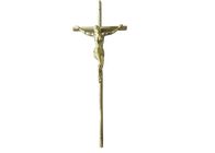 Decoración de la superficie del ataúd Crucifijo funerario 37 × 13.7 Cm Oro Jesús Cruz del ataúd