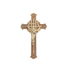 Color oro cruzado del crucifijo del ataúd material cruzado de los PP del ataúd de Jesús 3#