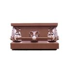 Colocaciones fúnebres del ataúd del ataúd del oro del estilo americano plástico de los accesorios