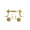 Golden Adult Europe Style Plastic Coffin Handles PP Material H9011