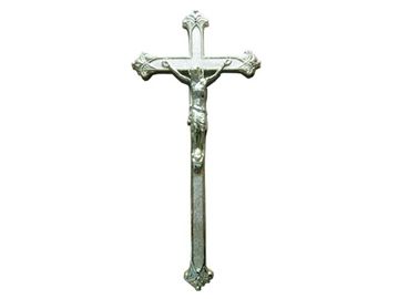 El × fúnebre 18,5 cm PP de la talla 38,5 del crucifijo del ataúd de la decoración de Jesús recicla los materiales
