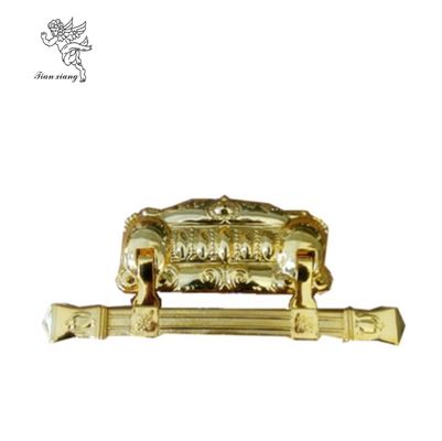 La manija plástica del ataúd del oro fúnebre de los productos balancea estilo europeo