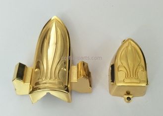 Religious Small Coffin Accessories , Honored Gold Coffin Corners