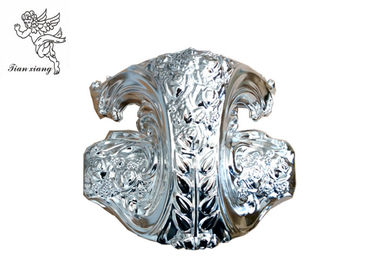 El ataúd fúnebre plástico de plata arrincona el hardware del ataúd de la decoración del ataúd para Madrid