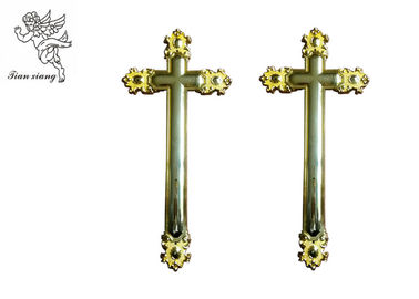 × fúnebre 20,8 cm PP de la talla 44,8 de la decoración del crucifijo estándar del ataúd material