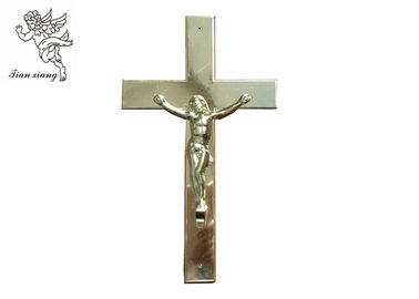 PC pálidas/Ctn TX - Jesús 6# del cm 200 del × 14 de la talla 24 del oro de Jesús del crucifijo plástico del ataúd