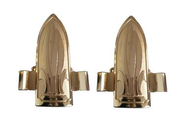 El ataúd pulido del oro parte el moldeo a presión los 62cm los x 54cm los x 38cm para la decoración del ataúd