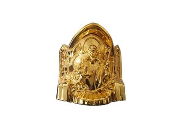 Cuartos de ataúd de tipo Cristo PP / ABS Material de ataúd decorativo con barras de acero