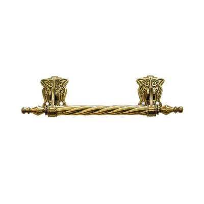 Estilo europeo del ataúd del metal de Zamak de la manija del cinc del material de oro de la aleación