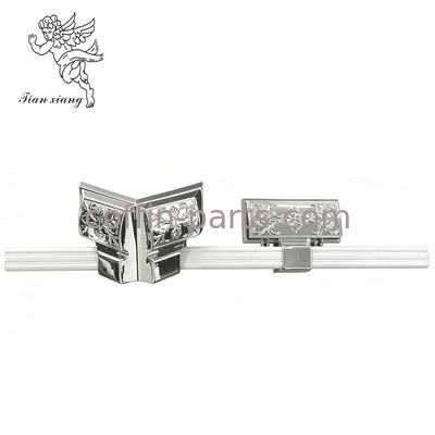 Mirror Polished Golden Engraved Floral Pattern Funeral Coffin Corner Trim Hardware