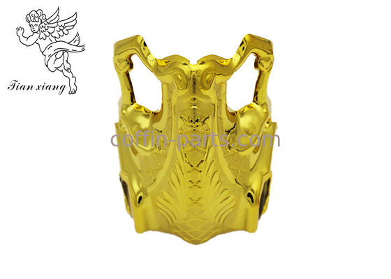 Esquinas de la esquina con el plástico de los PP, colocaciones del ataúd del oro del ataúd para el adulto