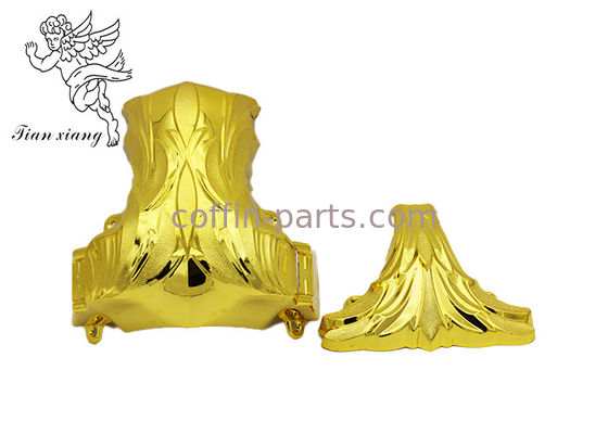 Esquina plástica fúnebre 1# del ataúd del oro o de la plata del estilo americano