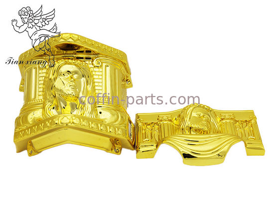 Accesorios americanos del ataúd del estilo, colocaciones plásticas de la esquina del ataúd del ataúd con el hierro Tubesv