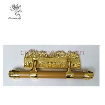 Material plástico de los Pp del ABS africano del estilo de Pale Gold Coffin Swing Handle